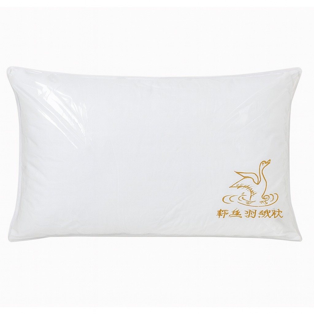 Luxury feather pillows for comfort and sleep