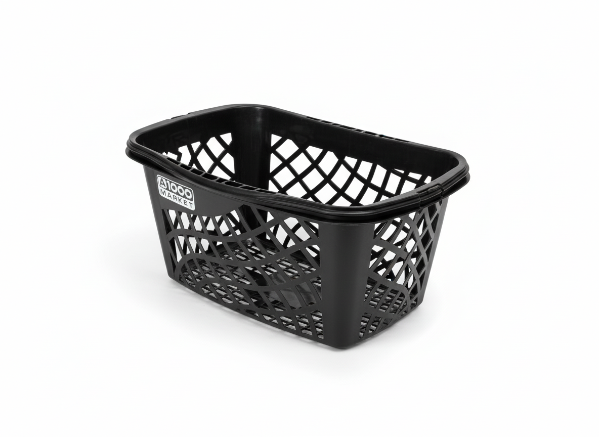 Low profile shopping cart for retail