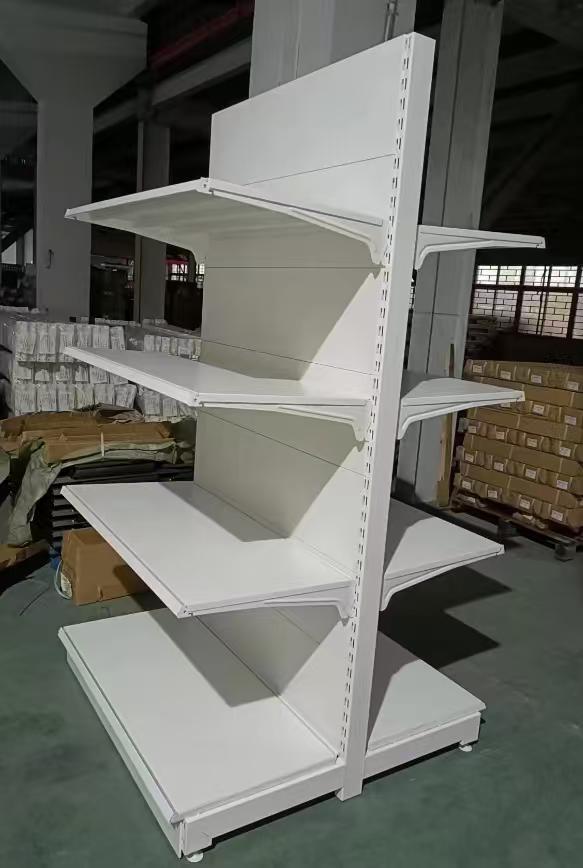 Heavy-duty retail shelving systems